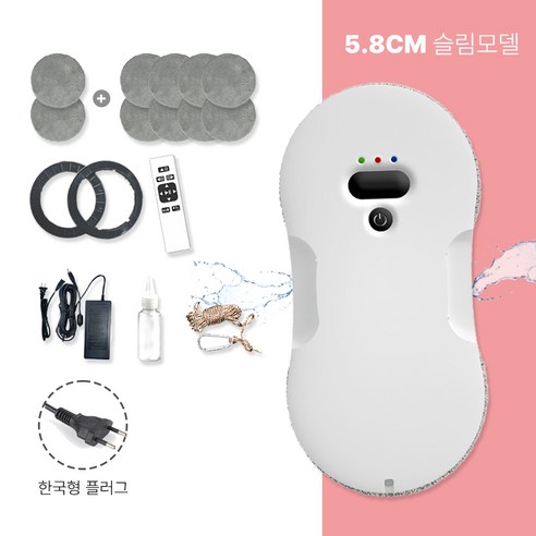 OSLAB 창문 물걸레 로봇 청소기 매장 카페 아파트 유리창 청소, OSLWC_62mm