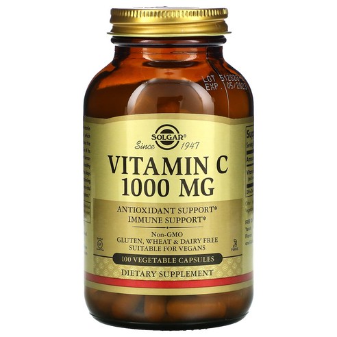 솔가 비타민씨 C 1000mg 100베지캡슐, 2병, 100정