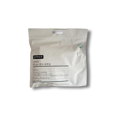 담백하루 담백한 BCAA 칼마 단백질 22g 7포(1주분) 식물성/동물성 단백질 분리유청단백 칼슘마그네슘