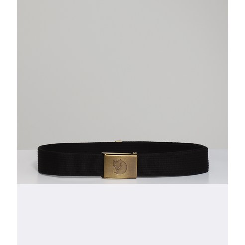 피엘라벤 23FW 캔버스 브라스 벨트 4CM 블랙 77297/550 BRASS BELT