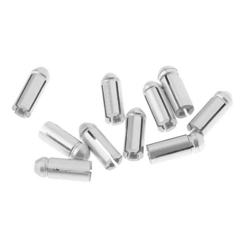 강철 연약한 끝 은을 위한 10pcs 합금 비행 보호기 보호기의 팩, 은빛, 알루미늄 합금