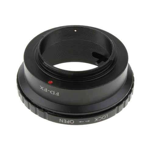 Canon FD 렌즈 용 카메라 바디 마운트 어댑터 링-Fuji X Pro1 E1 M1 A1, 설명, 블랙, 설명
