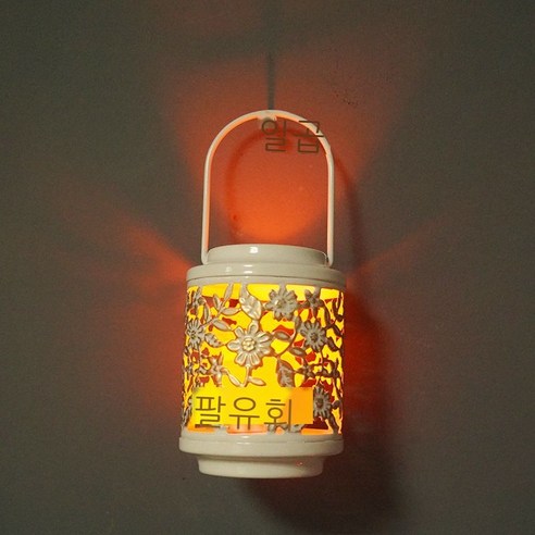 국경 간 신제품 레트로 철 중공 랜턴 차 캔들 홀더 모로코 장식 랜턴 분위기 휴일 장식품, 하얀색