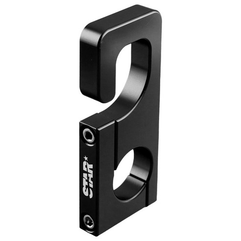 오토바이 봉지걸이 혼다 PCX 핸들바 22mm 범용 스쿠터, 블랙, 1개