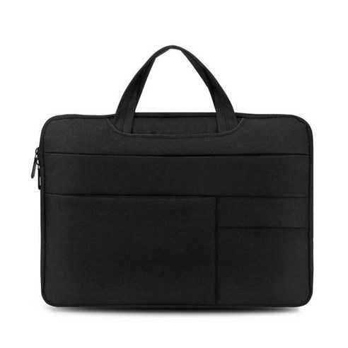 더블픽 노트북 케이스 파우치 서류 태블릿 크로스 가방, 블랙