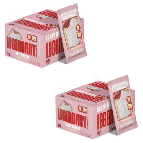 레전더리푸즈 테이스티 페이스트리 스트로베리 맛, 2개, 610g
