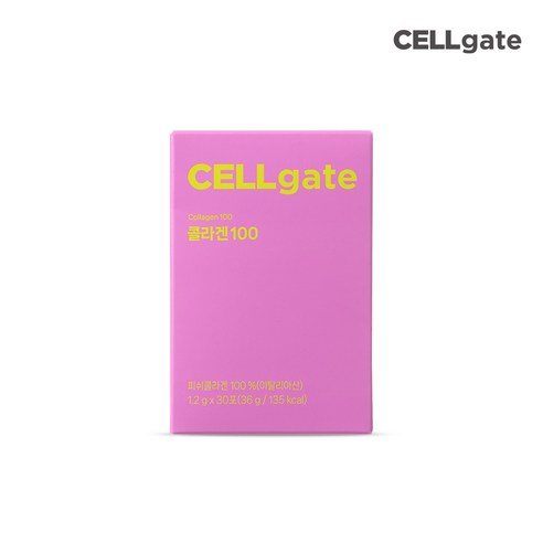 셀게이트 저분자 피쉬 콜라겐 100 1200mg 무가당 히알루론산 엘라스틴, 1개, 36g