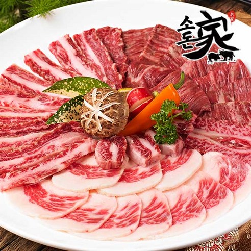 배터지는 소고기 모듬세트 1kg (프리미엄 부위모음)