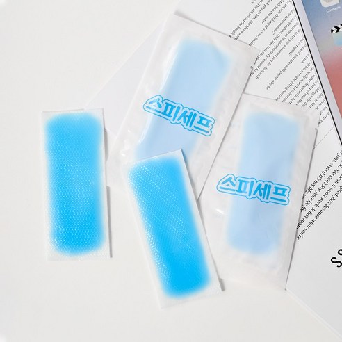 스피세프 여름 휴대용 쿨링 패치 아이스 쿨패치, 3세트