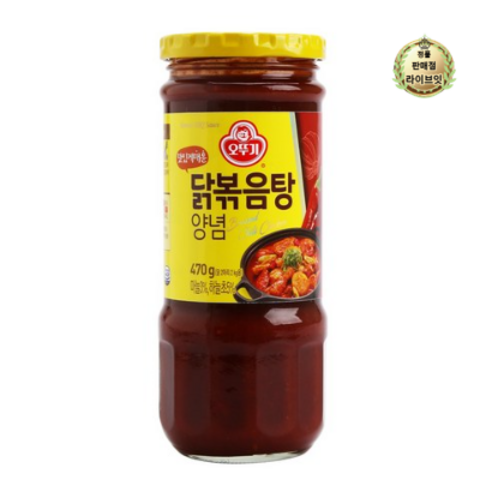 라이브잇 오뚜기 닭볶음탕 양념 470g 1개