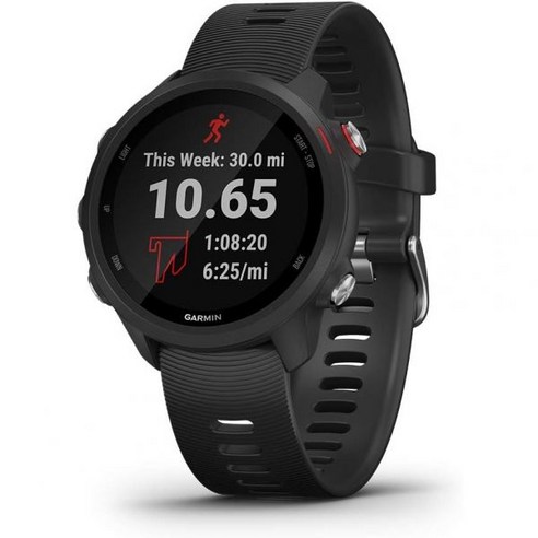 Garmin Forerunner 245 Music GPS Running Smartwatch with Music and Advanced Dynamics Black (Renewe, one option, one option