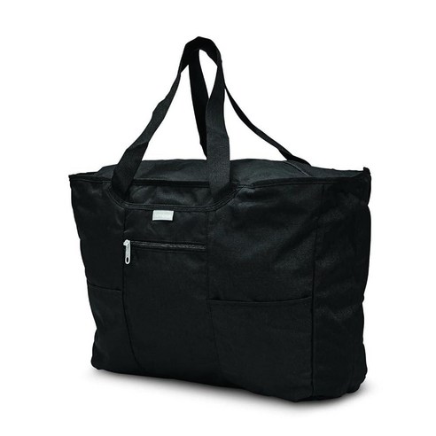 쌤소나이트 접이식 패커블 토트 슬링백, One Size, Black, Black