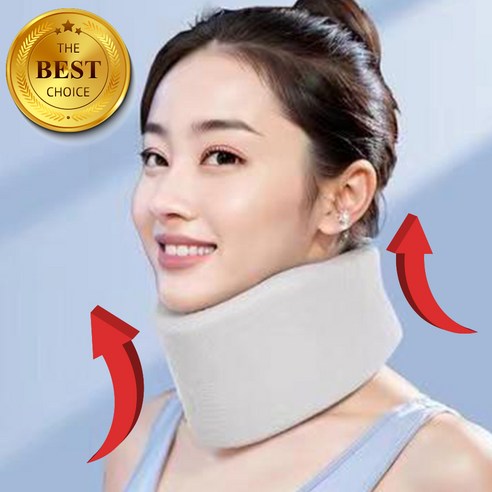 우디우디 빨아쓰는 숨쉬는 목보호대 남녀공용 쿠션 목 밴드 지지대, 1개