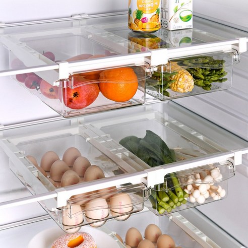 다채로운 스타일을 위한 냉장고비스포크 아이템을 소개해드릴게요. 구디푸디 냉장고 정리 슬라이딩 수납함 계란 트레이