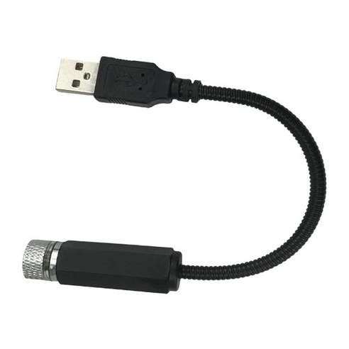 GHSHOP 자동차 침실 벽용 USB 스타 천장 조명 야간 조명, 215x15mm, 빨간색