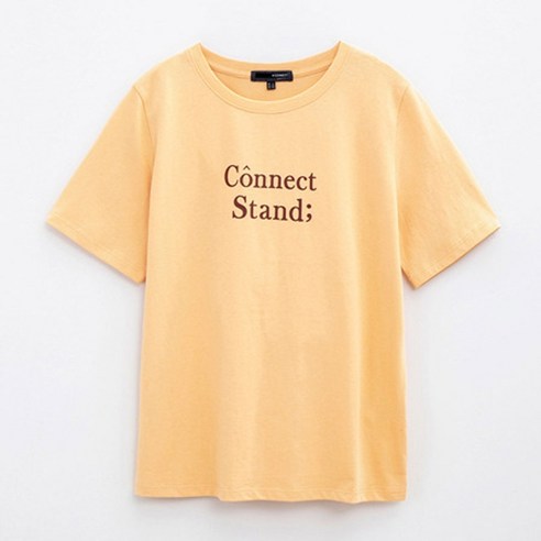 [HCONNECT] 여성 컬러플 레터링티셔츠(3022113109805_422) - 티셔츠 | 쿠팡