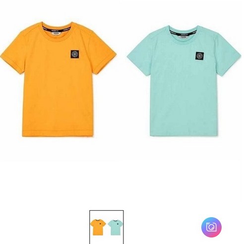 레노마키즈 레노마키즈 22년 여름상품 싱글 실켓 베이직 티셔츠 R2222T128