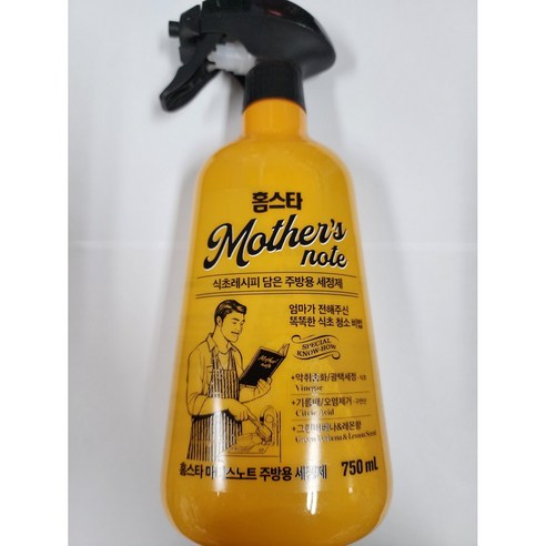 홈스타 마더스노트 주방용 세정제, 1개, 750ml