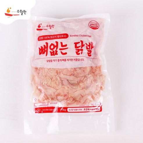 수월한 뼈없는닭발(무뼈닭발) 1kg, 1개