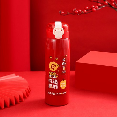 스테인레스 스틸 보온병 컵 선물 컵, 돈에 빠지다, 500ml