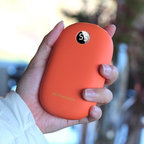 쁘띠미뇽 충전식 마카롱 손난로 보조배터리