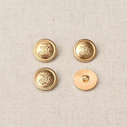 원단킹 32-890 바로크 금장단추_18mm (7305869) 단추, 1개