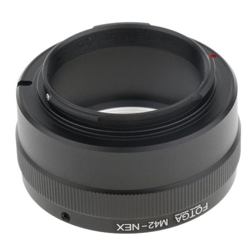 M42-NEX 금속 렌즈 어댑터 M42 렌즈용 소니 E-마운트 알파 NEX7 NEX5 NEX6 카메라 바디용, 설명, 블랙, 합금
