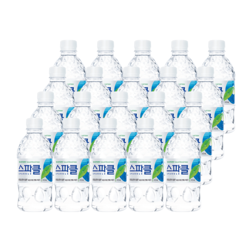 스파클 생수 330ml, 40개 맛과 건강을 더해주는 플라스틱병 생수
