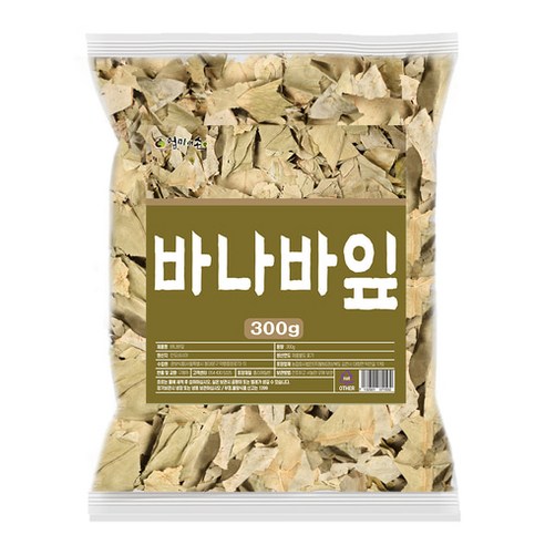 제이커브 엄마애손 건조 바나나잎(인도네시아산), 1개, 300g