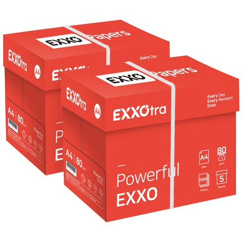 엑소트라(EXXOtra) 복사용지 80g, 5000매, A4