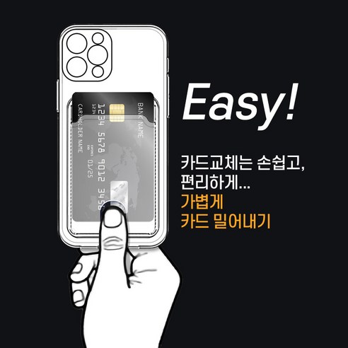 편리함과 보호를 위한 혁신적인 카드 수납 케이스