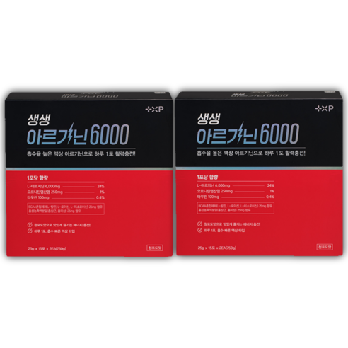고함량 액상 생생 아르기닌 6000 타우린 피로회복, 2개, 30회분