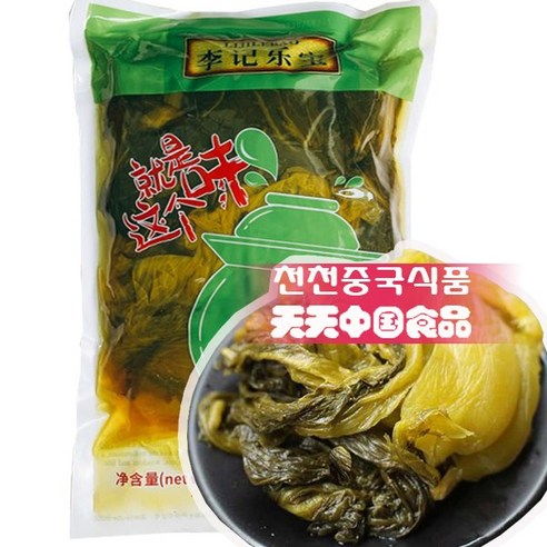 [천천중국식품] 리찌 중국식 절임배추 쏸차이 1KG, 1개