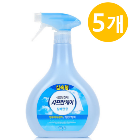 엘지스타일러 LG생활건강 샤프란케어 스타일러 섬유탈취제 900mL 상쾌한향, 5개 Best Top5