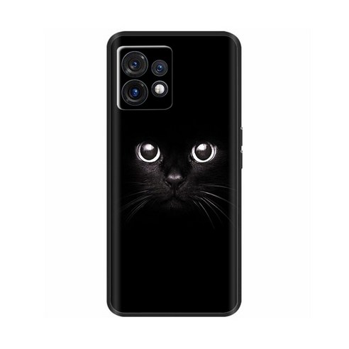 모토로라 모토 엣지 40 프로 케이스 블랙 실리콘 소프트 TPU 커버 충격 방지 코크, [02] For Moto Edge 40 Pro, [08] 00082