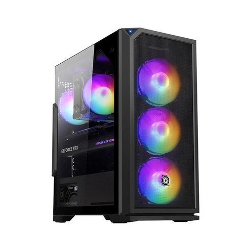 사바나PC G01 (i5 12400F / RTX 4060) (메모리/저장용량/윈도우 선택가능) RGB본체 가성비 컴퓨터