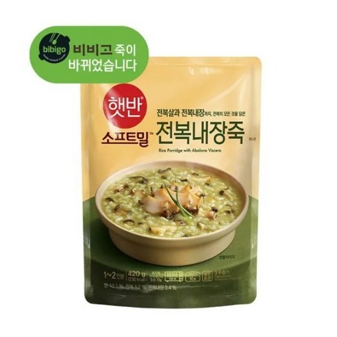 전복죽 비비고 전복내장죽, 420g, 19개 Best Top5