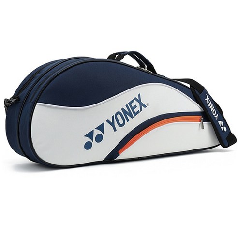 반달마켓 배드민턴가방백팩 YONEX 오리지널 배드민턴 라켓 가방 신발 칸막이 포함 최대 4 보관 남성 여성, 05 Navy