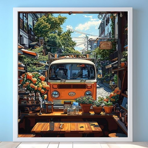 슈슈보석십자수 즐거운 취미 중형 40X50 패브릭형, 식당, 1개