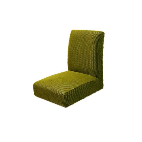 식당 Slipcovers 세트 스트레치 이동식 의자 가구 빨 수 있는 탄성 시트 커버 보호, 녹색, {"수건소재":"폴리 에스터"}