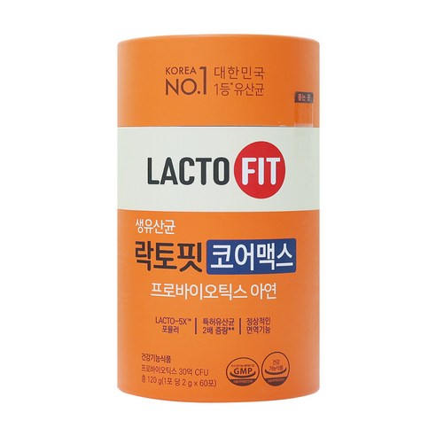 종근당건강 생유산균 락토핏 코어맥스 온가족 유산균 2g x 60포 (코어맥스), 1개