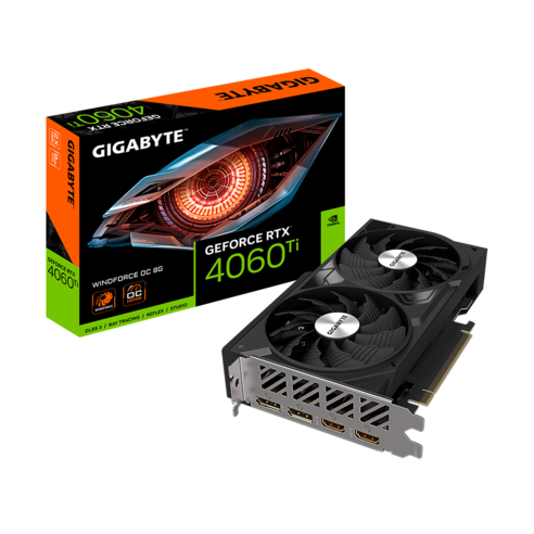 GIGABYTE 기가바이트 지포스그래픽 RTX4060TI WINDFORCE 윈드포스 OC D6 8GB 128BIT