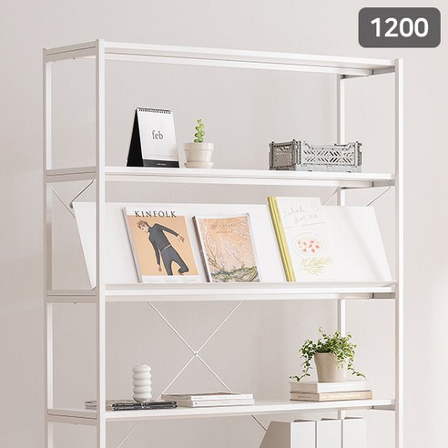 [삼익가구]셀렉션 책장 전용 디스플레이 선반 1200, 화이트