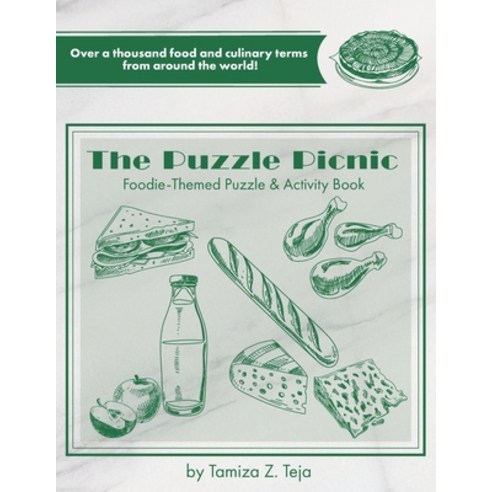 (영문도서) The Puzzle Picnic: Foodie-Themed Puzzle & Activity Book Paperback, Purple Sloth Media, English, 9798985374384
