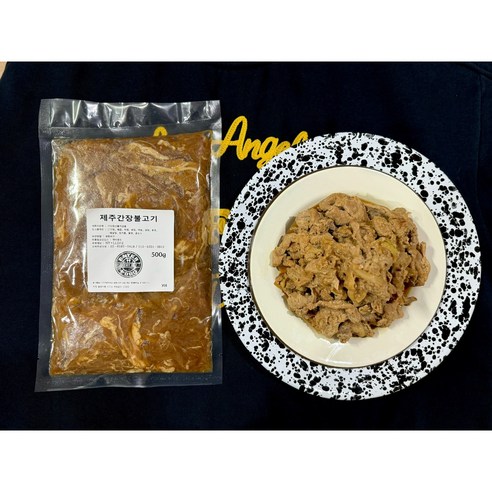 제주돼지간장불고기, 1개, 500g