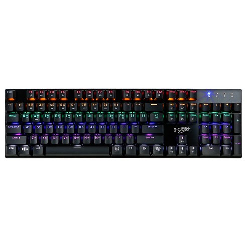 지클릭커 GMK-K510X Special 게이밍 LED 기계식 유선 키보드 & 마우스 세트