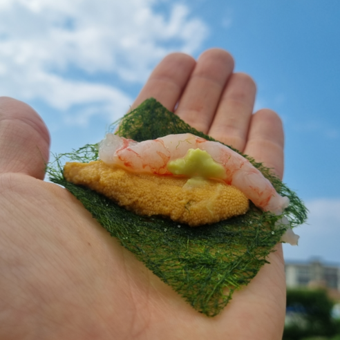 [산지직송] 동해안 성게알 우니 100g, 1개, 성게알 채반형 100g+단새우130g