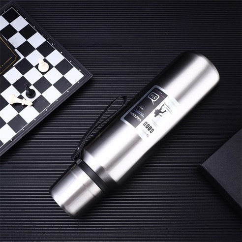 ZZJJC 316 스테인리스 스틸 올강컵 진공텀블러 선물 텀블러 대용량 스포츠 주전자, 800ml, 본색