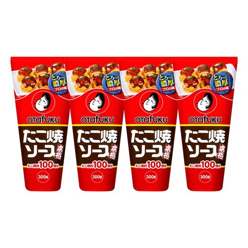 오타후쿠 타코야끼 소스, 300g, 4개