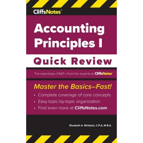 (영문도서) CliffsNotes Accounting Principles I: Quick Review Paperback, English, 9781957671383